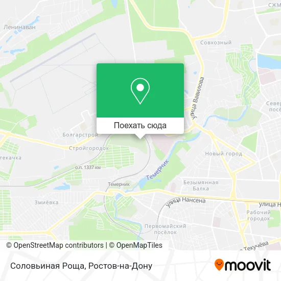 Карта Соловьиная Роща