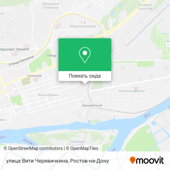 Карта улица Вити Черевичкина