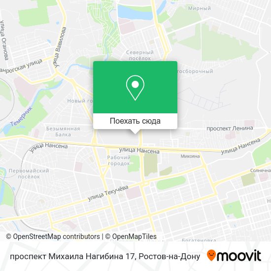 Карта проспект Михаила Нагибина 17