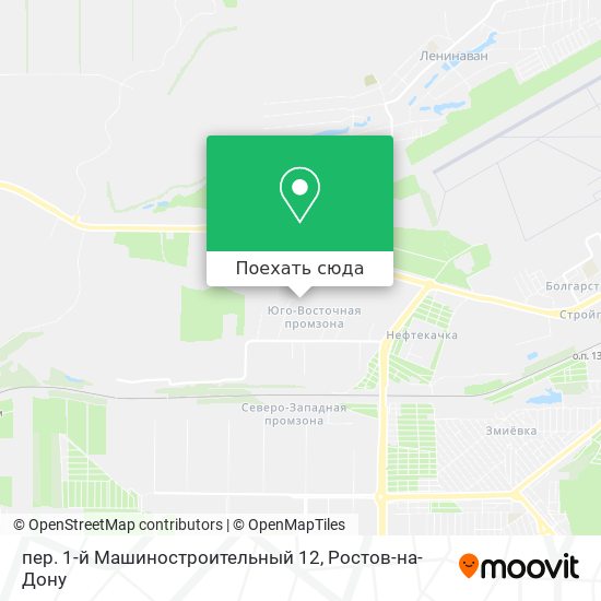 Карта пер. 1-й Машиностроительный 12