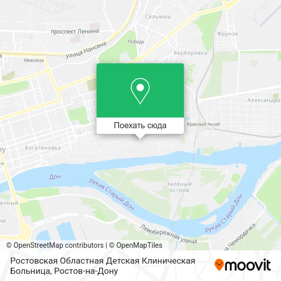 Карта Ростовская Областная Детская Клиническая Больница
