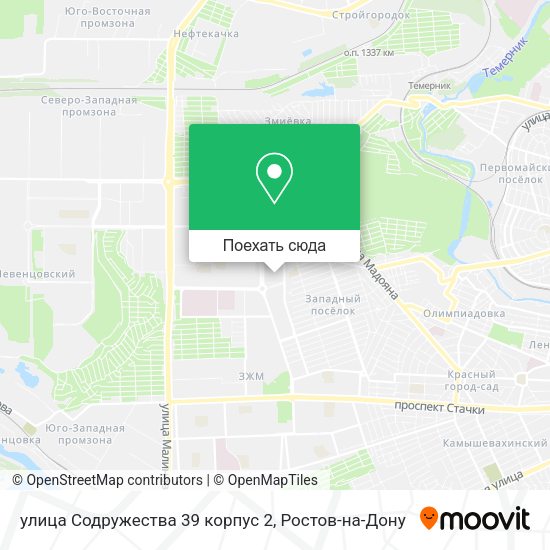 Карта улица Содружества 39 корпус 2