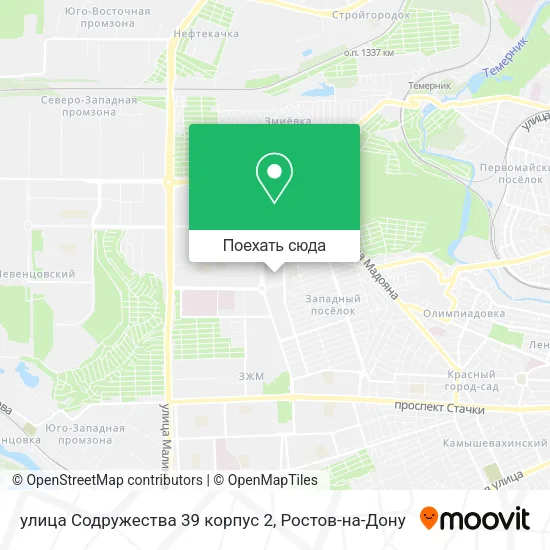 Карта улица Содружества 39 корпус 2