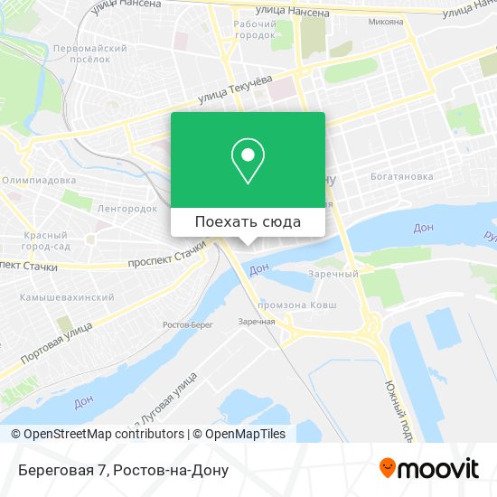 Карта Береговая 7