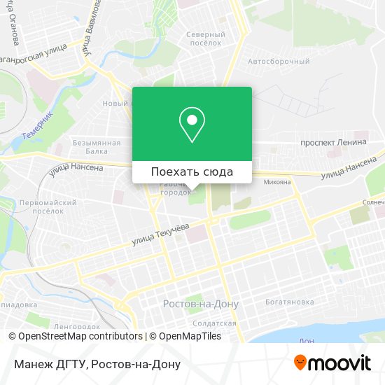 Карта Манеж ДГТУ