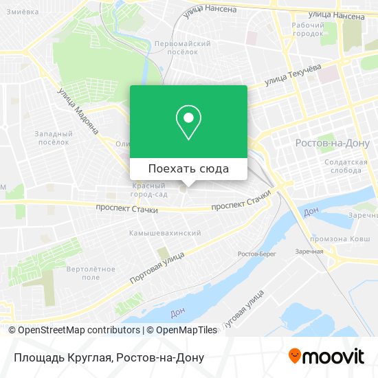 Карта Площадь Круглая