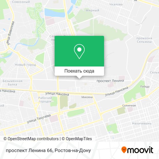 Карта проспект Ленина 66