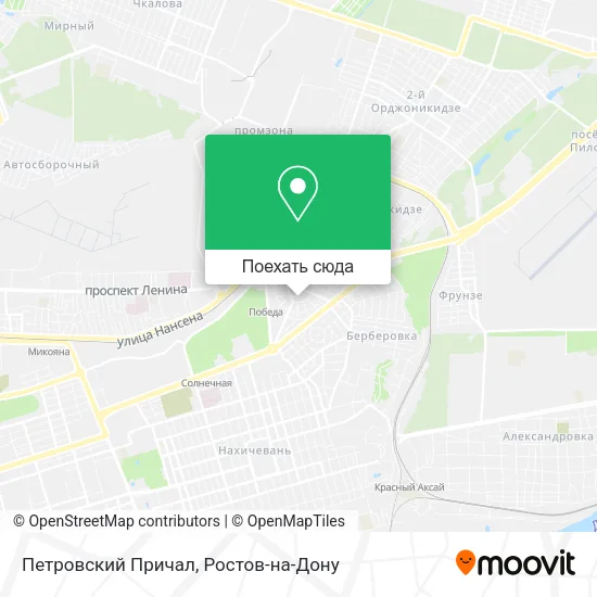 Карта Петровский Причал