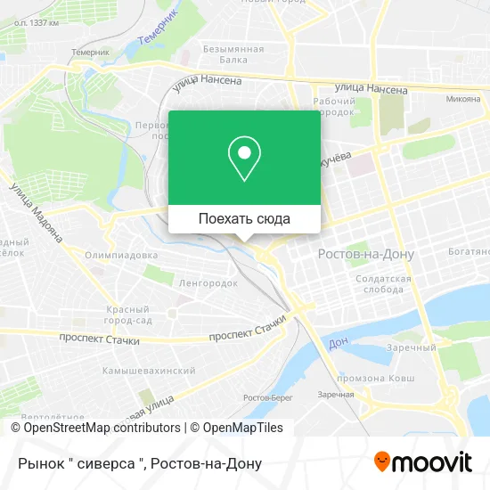 Карта Рынок " сиверса "