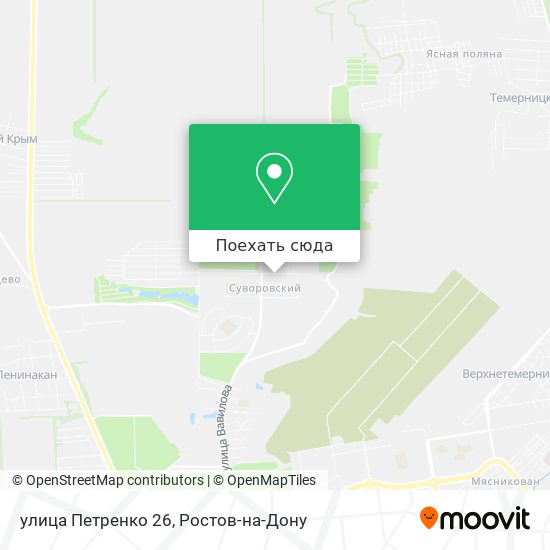 Карта улица Петренко 26
