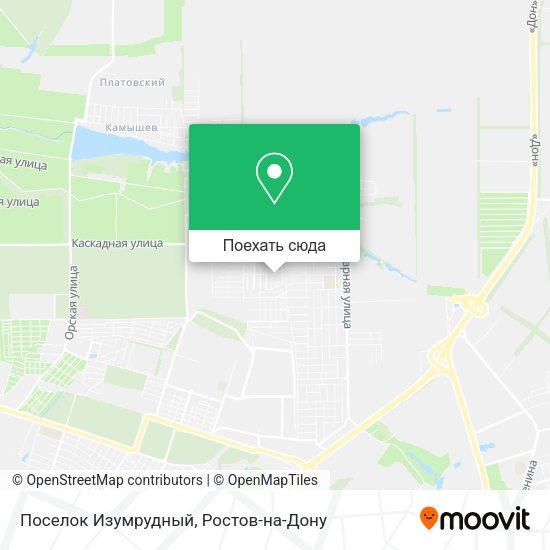 Карта Поселок Изумрудный