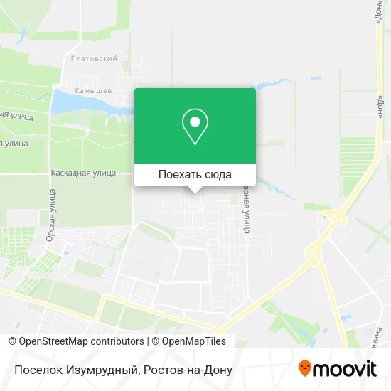 Карта Поселок Изумрудный