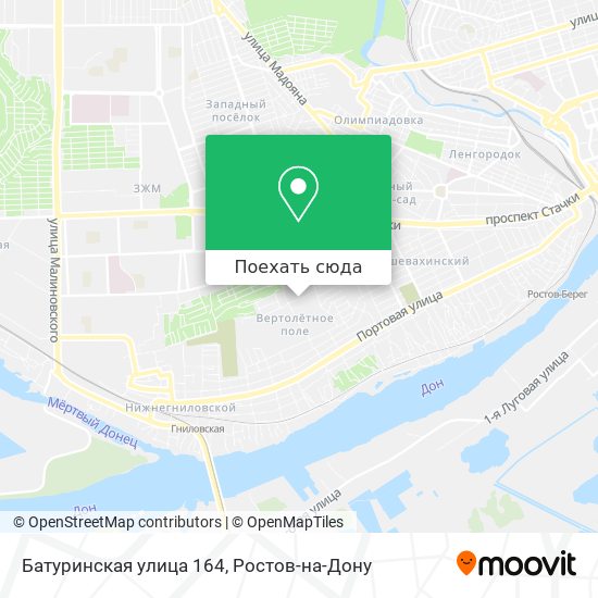 Карта Батуринская улица 164