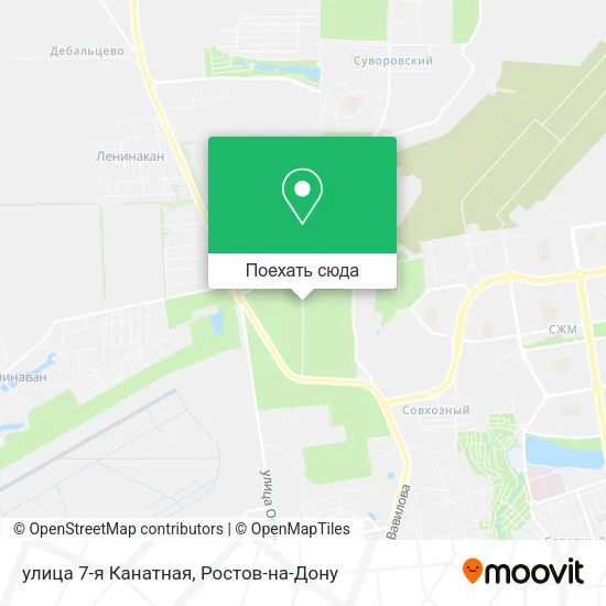 Карта улица 7-я Канатная