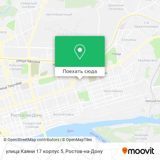 Карта улица Каяни 17 корпус 5