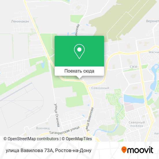Карта улица Вавилова 73А