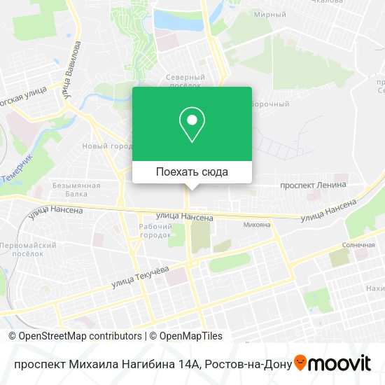 Карта проспект Михаила Нагибина 14А