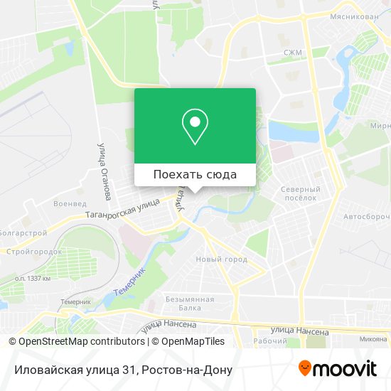 Карта Иловайская улица 31