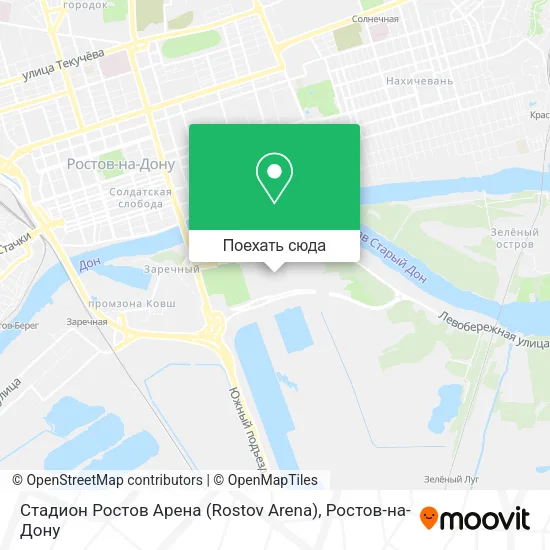 Карта Стадион Ростов Арена (Rostov Arena)
