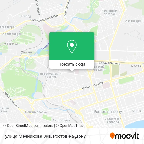 Карта улица Мечникова 39в