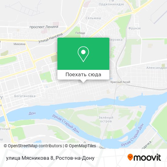 Карта улица Мясникова 8