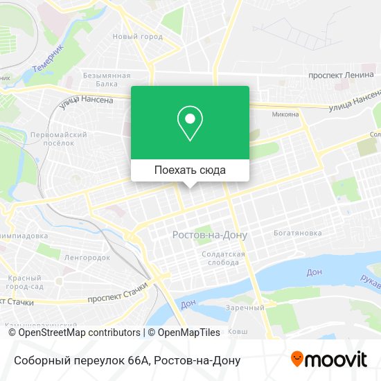 Карта Соборный переулок 66А