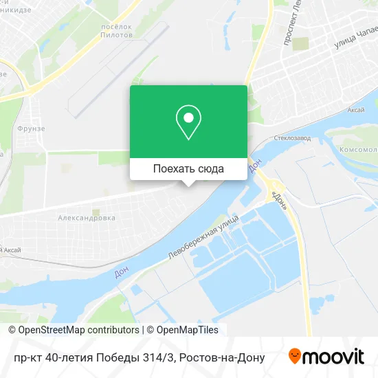Карта пр-кт 40-летия Победы 314/3
