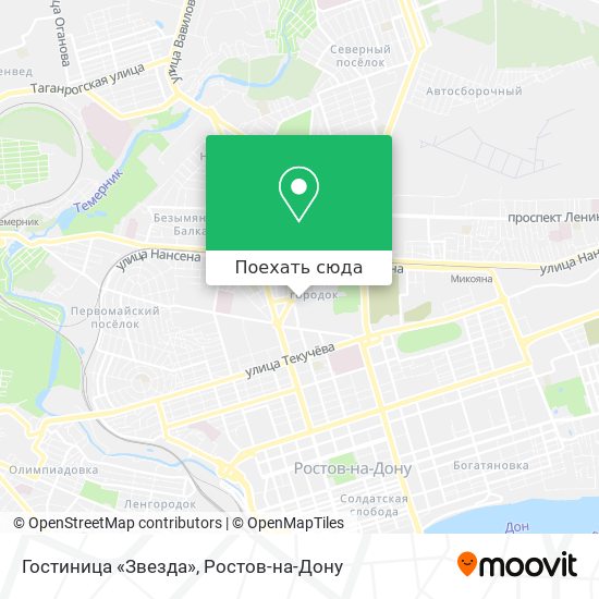 Карта Гостиница «Звезда»