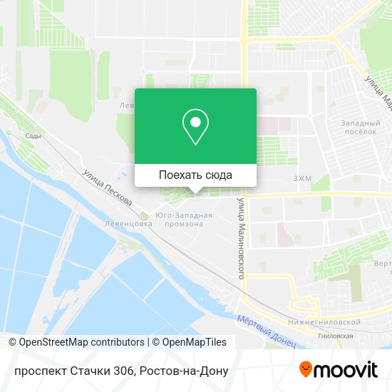 Карта проспект Стачки 306