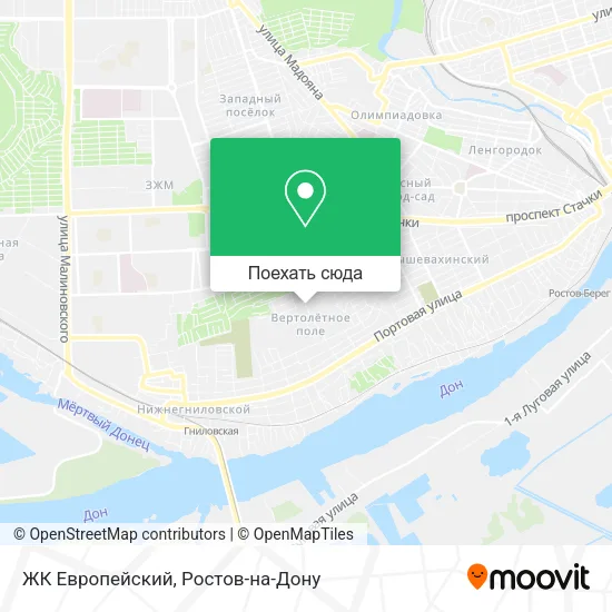 Карта ЖК Европейский