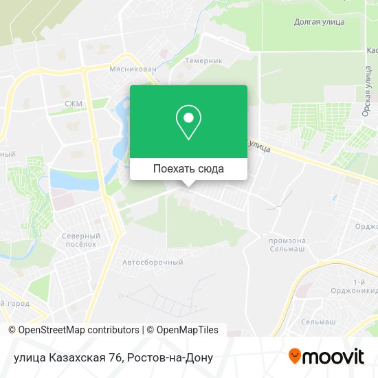 Карта улица Казахская 76