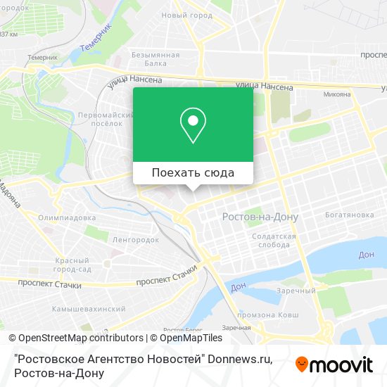 Карта "Ростовское Агентство Новостей" Donnews.ru
