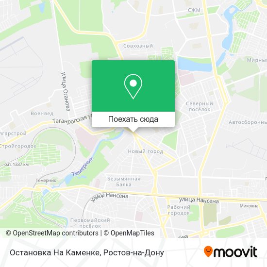 Карта Остановка На Каменке