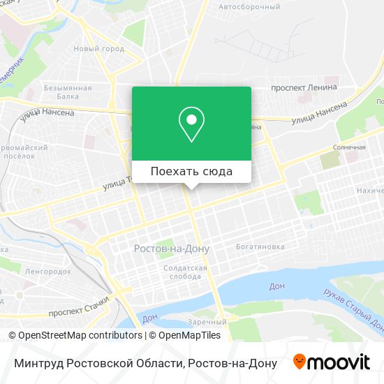 Карта Минтруд Ростовской Области