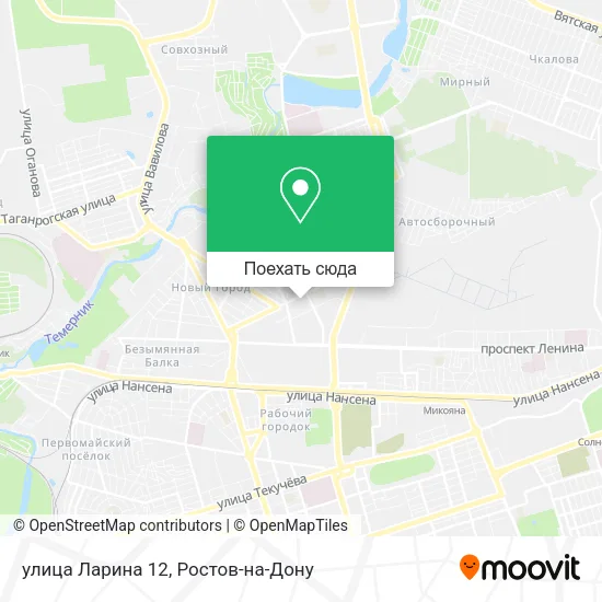 Карта улица Ларина 12