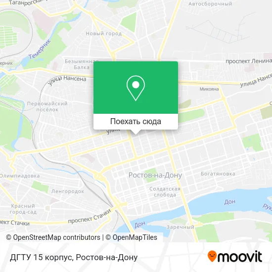 Карта ДГТУ 15 корпус