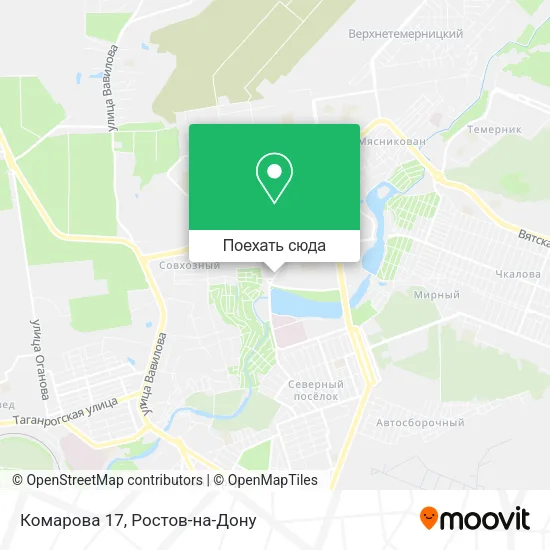 Карта Комарова 17
