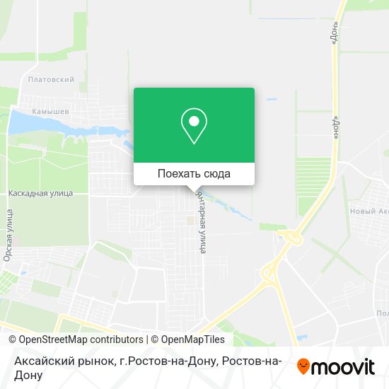 Карта Аксайский рынок, г.Ростов-на-Дону