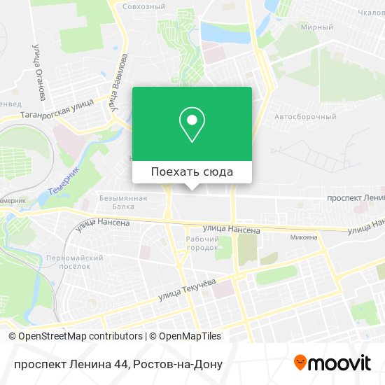 Карта проспект Ленина 44