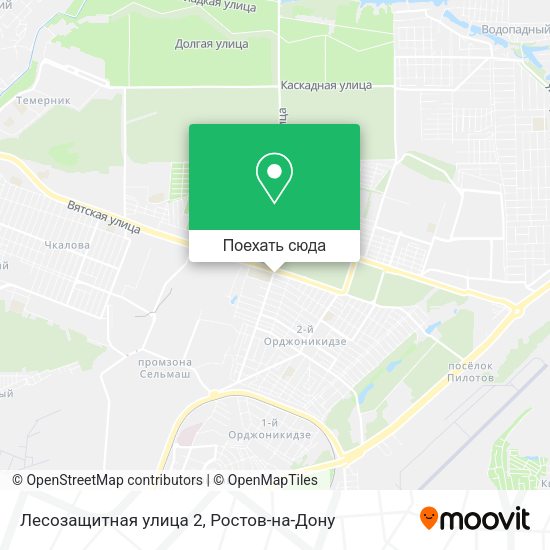 Карта Лесозащитная улица 2