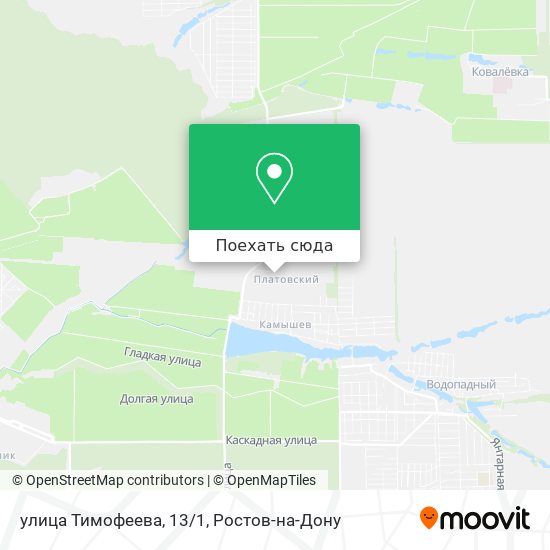 Карта улица Тимофеева, 13/1