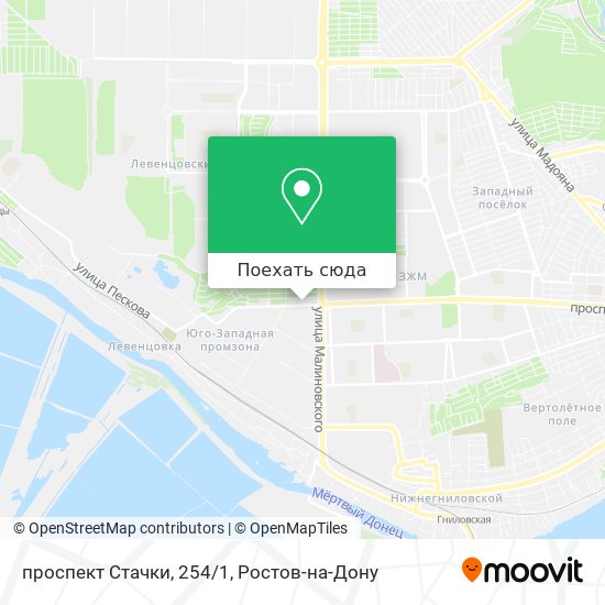 Карта проспект Стачки, 254/1