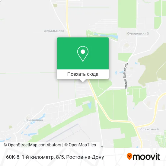 Карта 60К-8, 1-й километр, 8/5