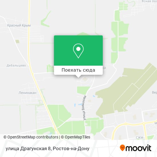 Карта улица Драгунская 8