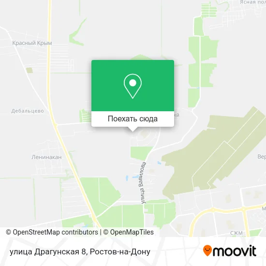 Карта улица Драгунская 8