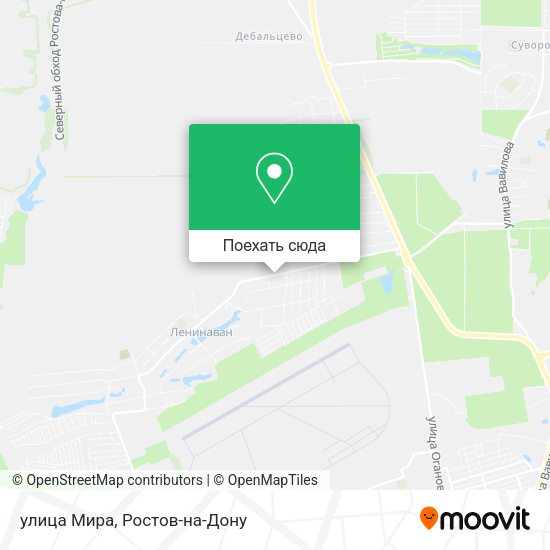 Карта улица Мира