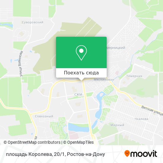 Карта площадь Королева, 20/1