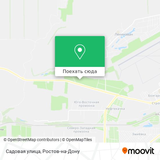 Карта Садовая улица