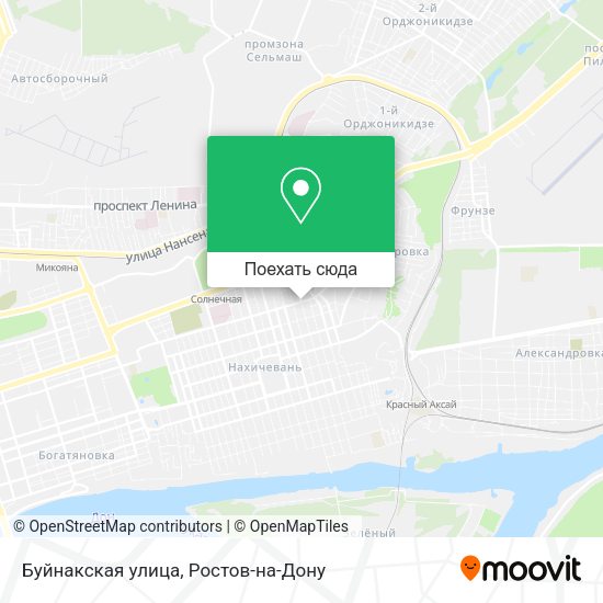 Карта Буйнакская улица