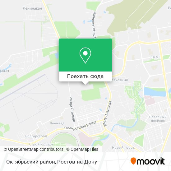 Карта Октябрьский район